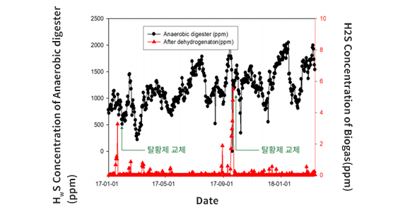 홍천 테스트 그래프 사진